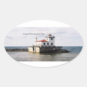 Oswego West Pierhead Light sticker