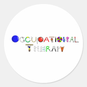 OT at Work Classic Round Sticker