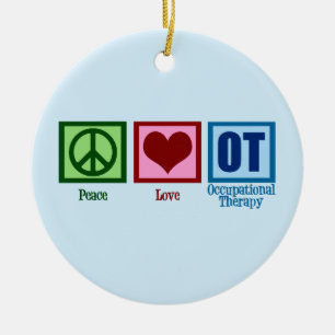 OT Blue Ceramic Tree Decoration