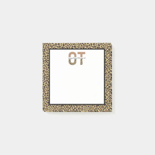 OT Cheetah Print Occupational Therapist Post-it Notes