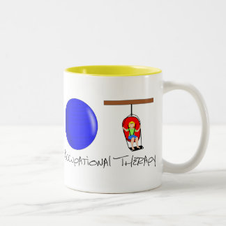 OT Initials Two-Tone Coffee Mug