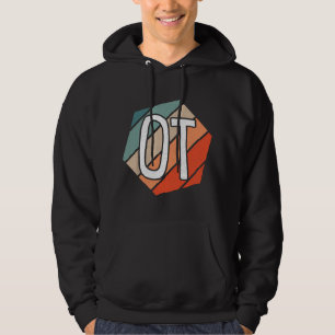 OT Occupational Therapy Retro Vintage OTA Therapis Hoodie
