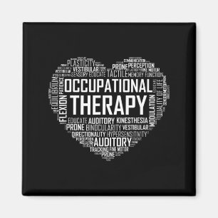 OT Occupational Therapy Shirt Therapist Month Gift Magnet