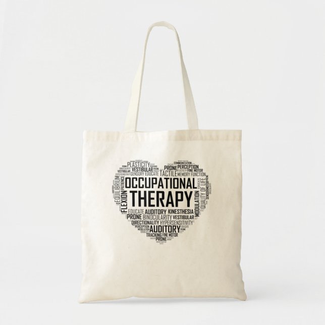 OT Occupational Therapy Therapist Gift Month Tote Bag (Front)