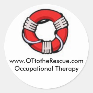 OT to the Rescue Classic Round Sticker