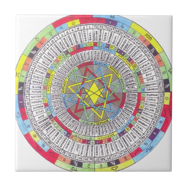 OTA MASTER MANDALA CERAMIC TILE (Front)