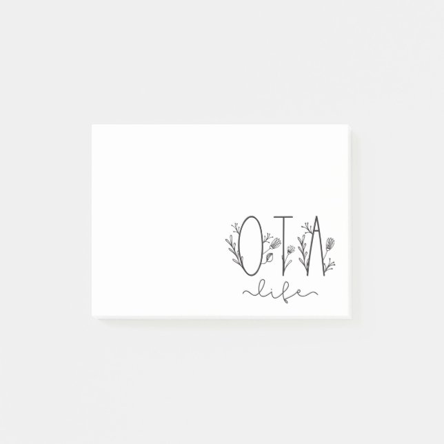 OTA Occupational Therapy Assistant Post-it Notes (Front)