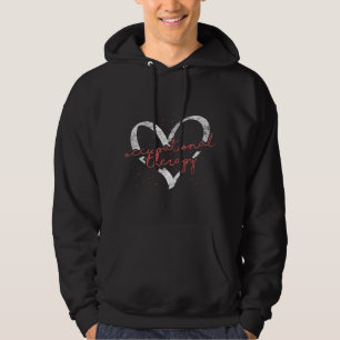 OTA Therapy OT Therapist Exercise Heart Occupation Hoodie
