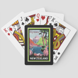 Otago New Zealand Vintage Travel Poster    Playing Cards