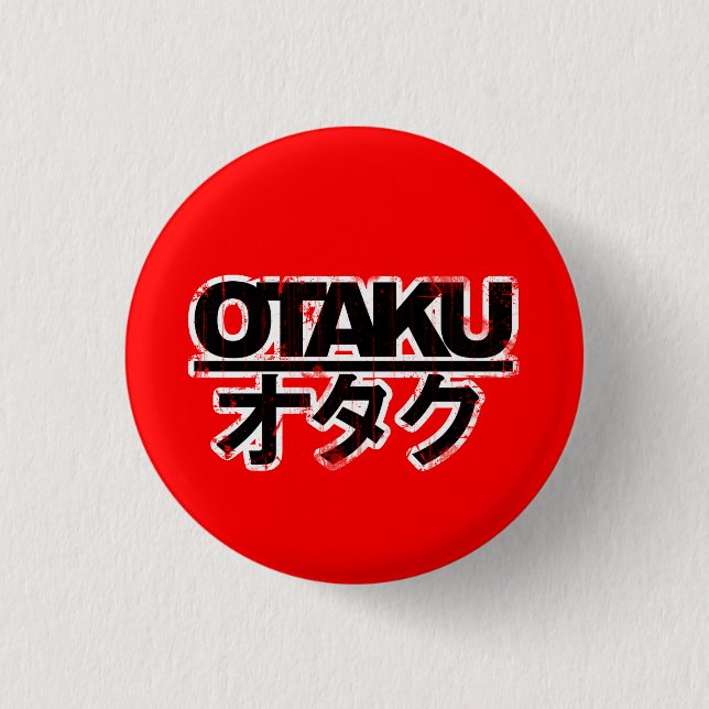 OTAKU 3 CM ROUND BADGE (Front)