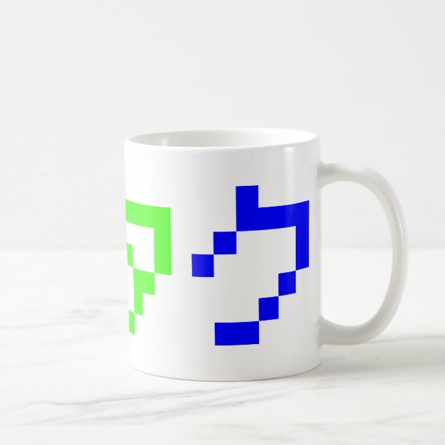 OTAKU 8 Bit Pixel Japanese Katakana Coffee Mug (Right)