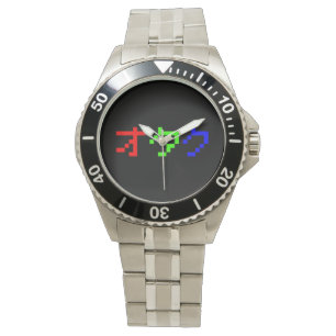 OTAKU 8 Bit Pixel Japanese Katakana Watch