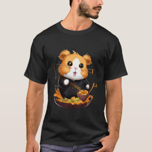 Otaku Hamster Eat Japanese Food Ramen Noodles 10 T-Shirt