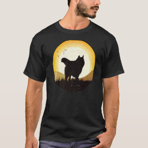 Otaku Huskie Dog Retro 7 T-Shirt