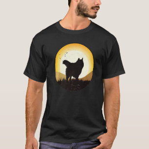 Otaku Huskie Dog Retro 7 T-Shirt
