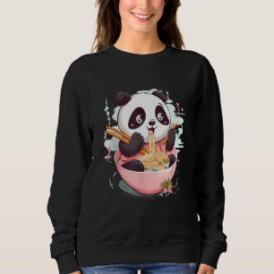 Otaku Panda Eat Japanese Ramen Noodles Sweatshirt