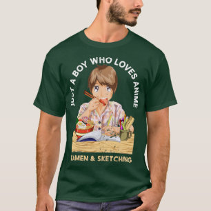 Otaku Ramen Sketching Anime T-Shirt