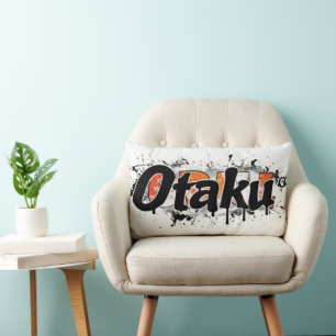 Otaku Slogan Urban Style Lumbar Cushion