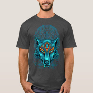 Otakus Kitsune Anime Fo Traditional Japanese Hallo T-Shirt