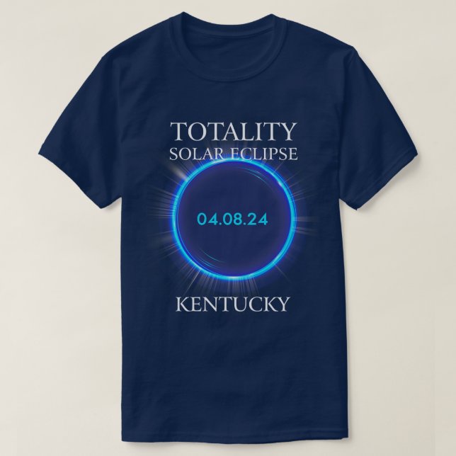 otal Solar Eclipse 2024 Kentucky 04  T-Shirt (Design Front)