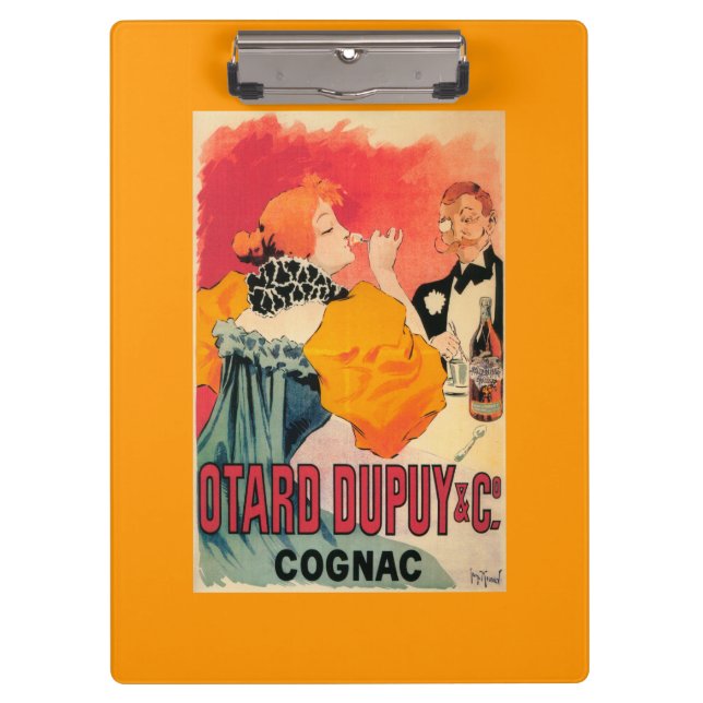 Otard-Dupuy & CO. Cognac Promotional Poster Clipboard (Front)