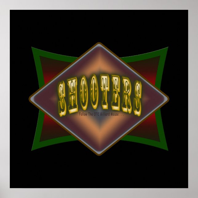 OTC Billiards Shooters Poster or Canvas Print (Front)