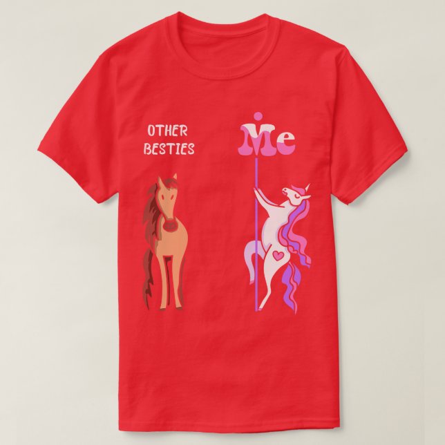 Other besties Me Tee Unicorn Bestie Funny Gift Ide (Design Front)