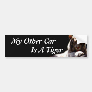 Other Car is a Tiger Sticker