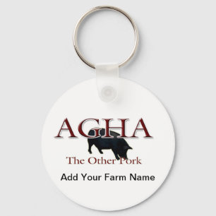 Other Pork, Add Your Farm Name Key Ring