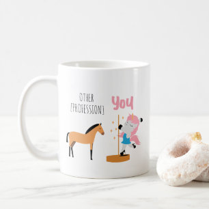 Other [PROFESSION] vs You Pink Custom Job & Name Coffee Mug