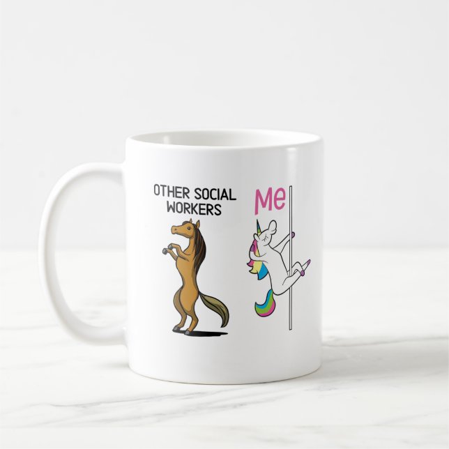 Other Social Workers Vs Me Mug (Left)