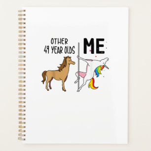 Other Unicorn 49 Year Olds Birthday And Me Gift Fo Planner