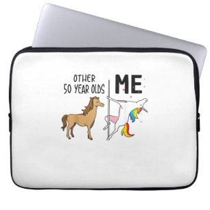 Other Unicorn 50 Year Olds Birthday And Me Gift Fo Laptop Sleeve