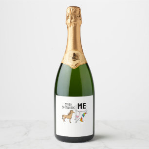 Other Unicorn 50 Year Olds Birthday And Me Gift Fo Sparkling Wine Label