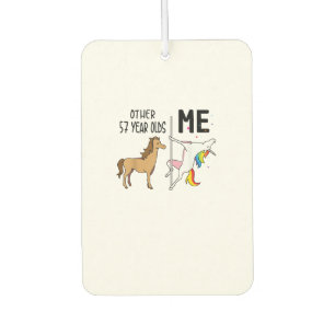Other Unicorn 57 Year Olds Birthday And Me Gift Fo Car Air Freshener