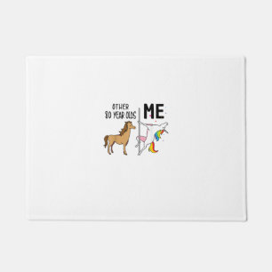 Other Unicorn 80 Year Olds Birthday And Me Gift Fo Doormat