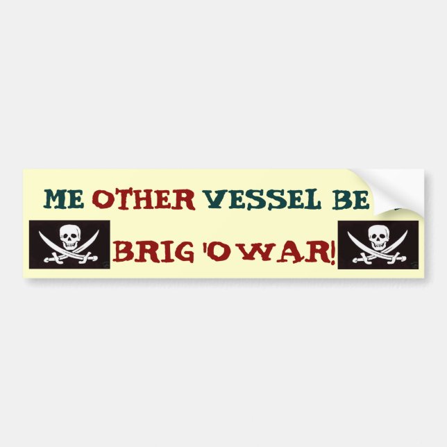 Other Vessel Pirate 2.0 Bumper Sticker (Front)