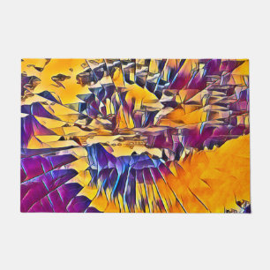 OTHER WORLD ABSTRACT  DOORMAT