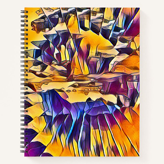OTHER WORLD ABSTRACT  NOTEBOOK (Front)