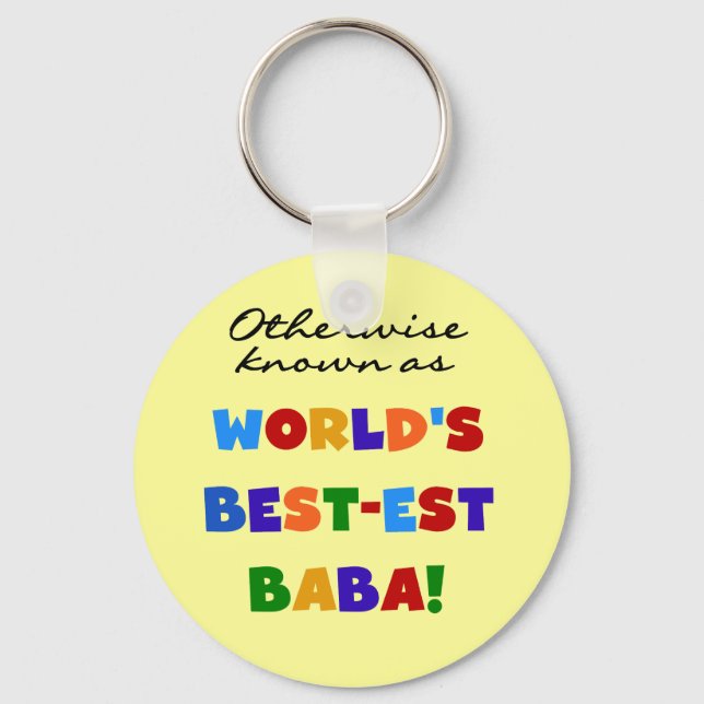 Otherwise Known as Best-est Baba T-shirts and Gift Key Ring (Front)