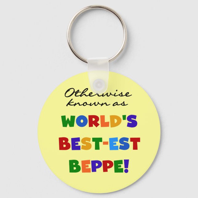 Otherwise Known as Best-est Beppe Key Ring (Front)