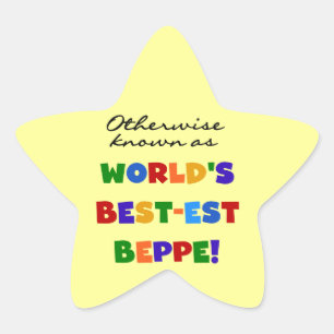 Otherwise Known as Best-est Beppe Star Sticker