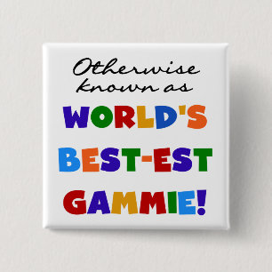 Otherwise Known as Best-est Gammie Tshirts 15 Cm Square Badge