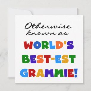 Otherwise Known as Best-est Grammie T-shirts
