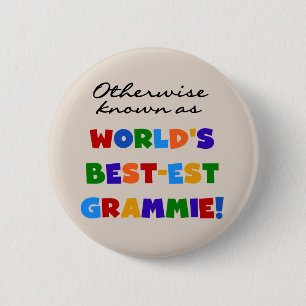 Otherwise Known as Best-est Grammie T-shirts 6 Cm Round Badge