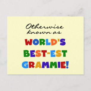 Otherwise Known as Best-est Grammie T-shirts Postcard