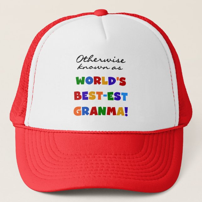 Otherwise Known as Best-est Granma Gifts Trucker Hat (Front)