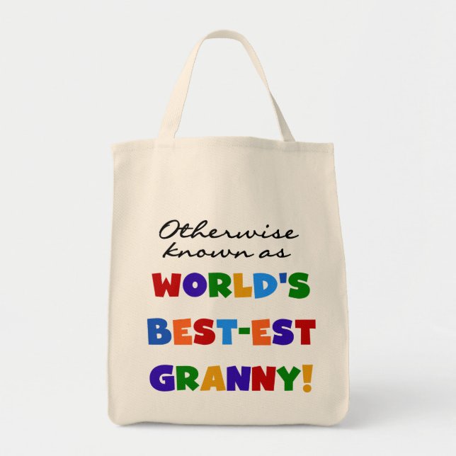Otherwise Known as Best-est Granny Gifts Tote Bag (Front)