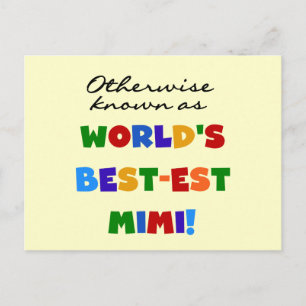 Otherwise Known as Best-est Mimi Gifts Postcard