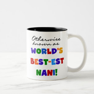 Otherwise Known as Best-est Nani Tshirts and GIfts Two-Tone Coffee Mug